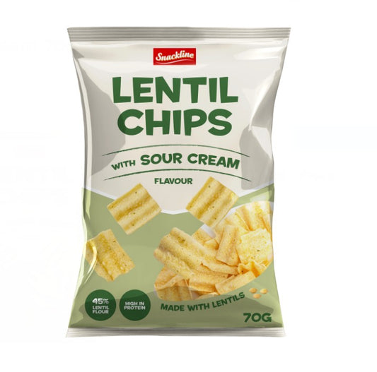 Lentil Chips Sour Cream 70g x 14st