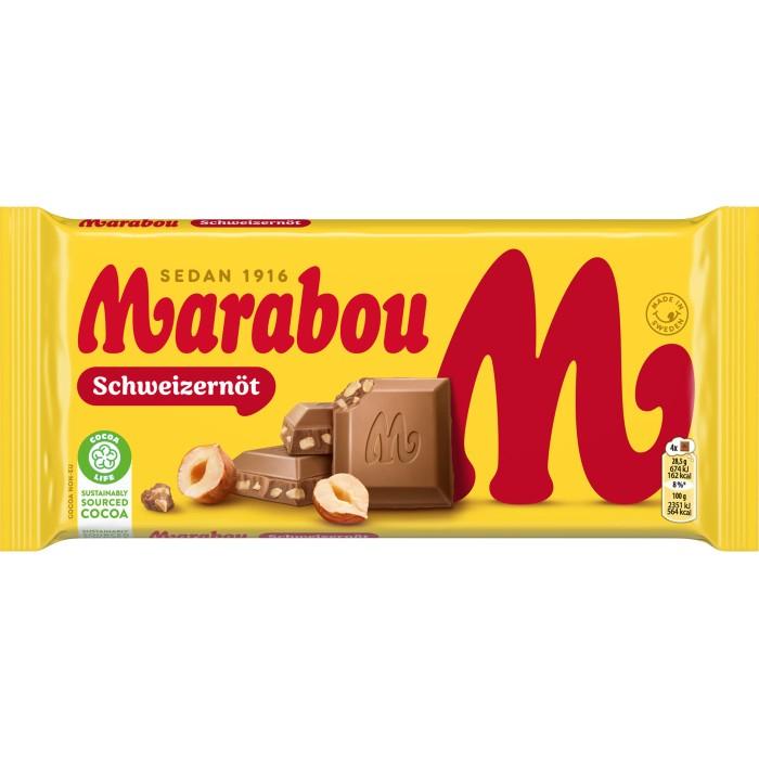 Marabou Kaka Schweizernöt 160g x 15st /2.40kg