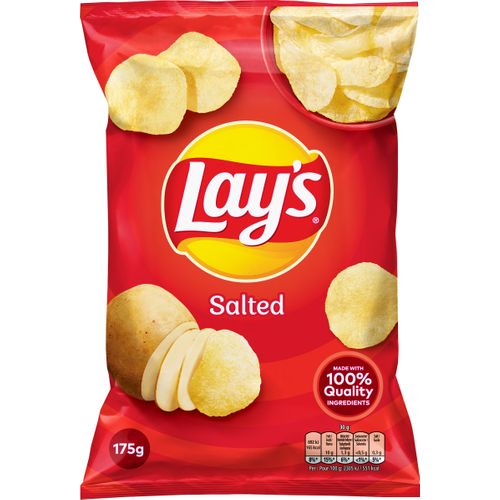 Lays Salted 175g x 18st / 3.15kg