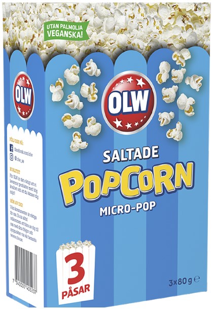 OLW Popcorn Salt 240g x 14st / 336kg