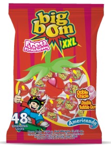 XXL Big Bom Strawberry 25g x 48st / 1,2kg