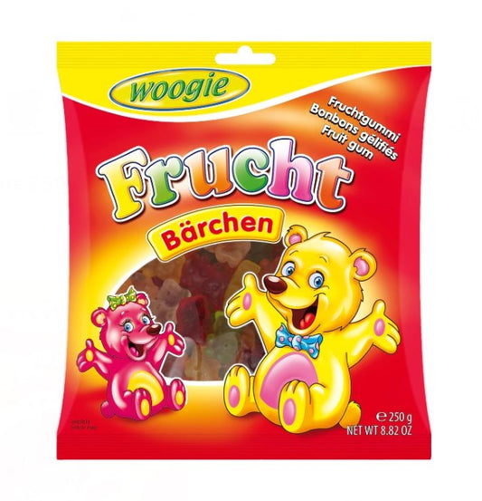 KAMPANJ: Fruit Gummi Bears 250g x 18st / 4.50kg / L