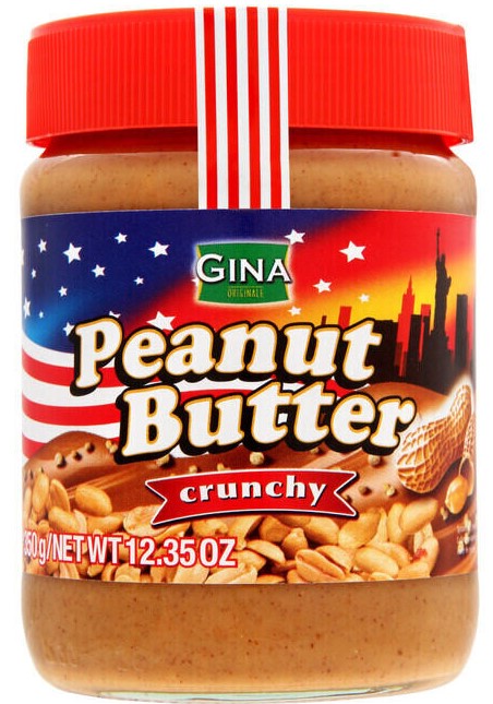 Peanut Butter Crunchy Red 350g x 12st / 4.20kg / L