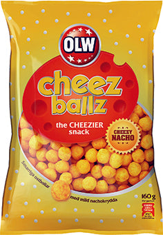 OLW Cheez Ballz 160g x 18st / 288kg