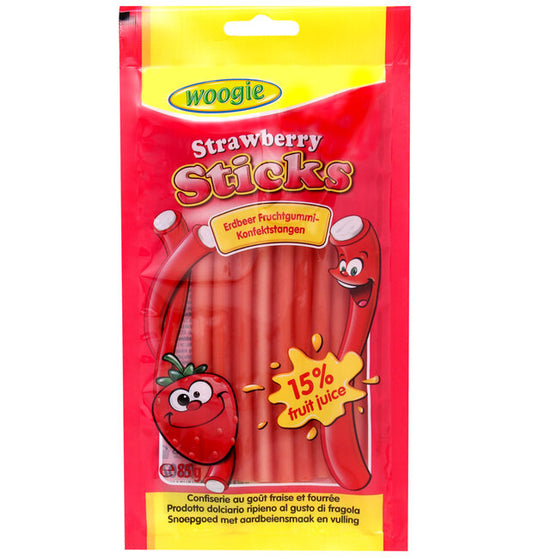 Strawberry Sticks 85g x 18st / 1.53kg