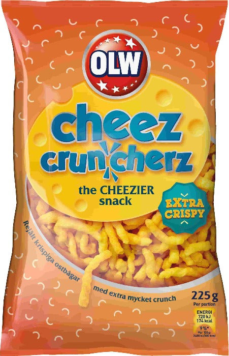 OLW Cheez Cruncherz Crispy 225g x 21st / 4,05kg
