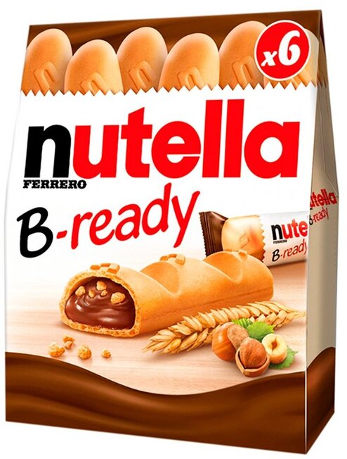 KAMPANJ: Nutella B-Ready (T6) 132g x 16st / 2.112kg
