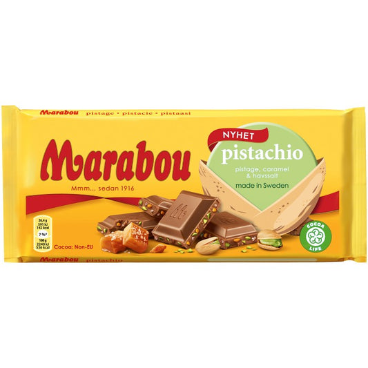 KAMPANJ: Marabou Kaka Pistacio 185g x 17st / BFD:2025.07.04