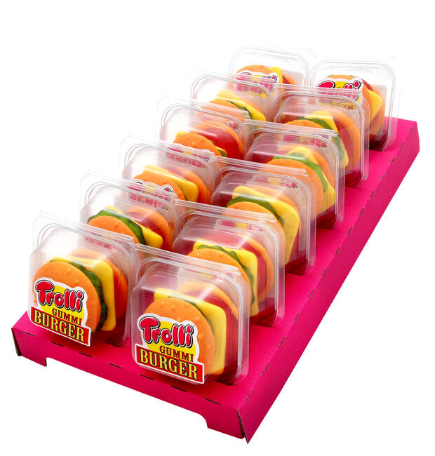 Trolli Burger Display 50g x 24st / 1,20kg